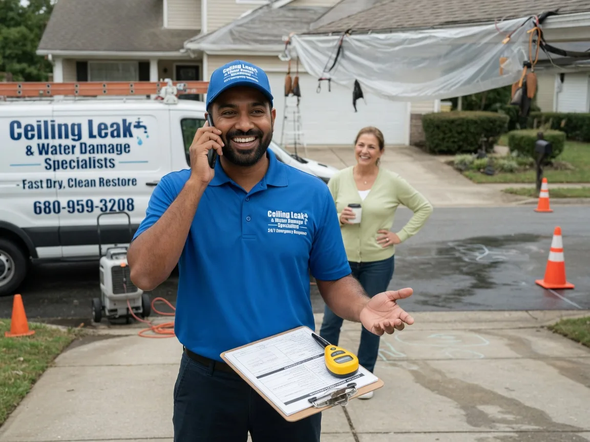 Ceiling Leak Cleanup Green Castle, MO FAQs